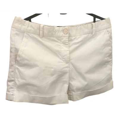 Pre-owned D&g White Cotton Shorts