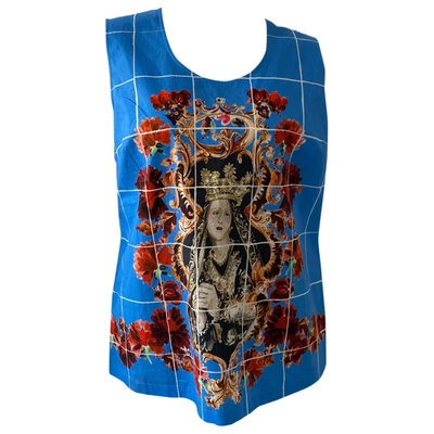 Pre-owned Dolce & Gabbana Vest In Blue