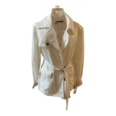 Pre-owned Elena Miro' Jacket In White