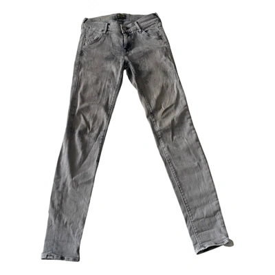 Pre-owned Htc Slim Jeans In Grey