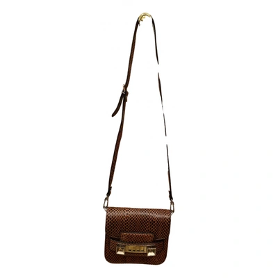 Pre-owned Proenza Schouler Ps11 Leather Handbag In Brown