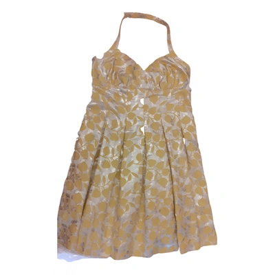 Pre-owned Moschino Cheap And Chic Dress In Yellow