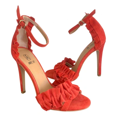 Pre-owned Aniye By Sandals In Red