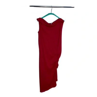 Pre-owned Rm By Roland Mouret Mid-length Dress In Red