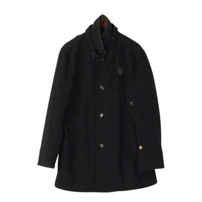 Pre-owned G-star Raw Wool Trench In Black