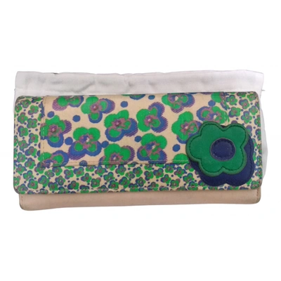 Pre-owned Tsumori Chisato Vegan Leather Wallet In Multicolour