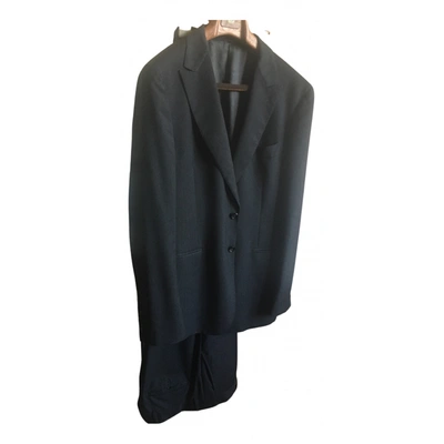 Pre-owned Tonello Wool Suit In Grey