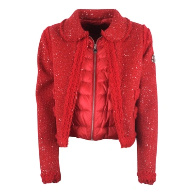 Pre-owned Moncler Classic Wool Jacket In Red