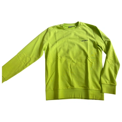 Pre-owned Carhartt Sweatshirt In Green