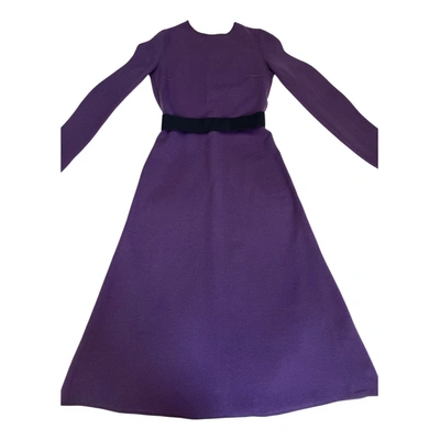 Pre-owned Escada Mid-length Dress In Purple