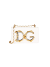 Dolce & Gabbana D & G Girls Leather Crossbody Phone Case In White