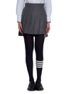 Thom Browne Ribbed Bar Stripe Merino Wool Opaque Tights In Navy