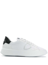 Philippe Model Temple Veau Leather Sneakers In White