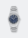 Gevril Gv2 Women's Palmanova Silver-tone Stainless Steel Swiss Quartz Bracelet Watch 33mm