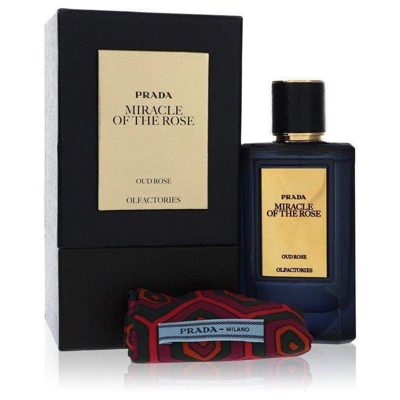 Prada Olfactories Miracle Of The Rose  By  Eau De Parfum Spray With Free Gift Pouch 3.4 O