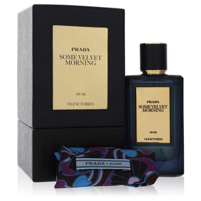 Prada Olfactories Some Velvet Morning By  Eau De Parfum Spray With Free Gift Pouch 3.4 oz