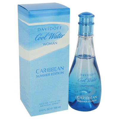 Davidoff Cool Water Caribbean Summer By  Eau De Toilette Spray 3.4 oz For Women