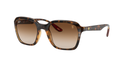 Ray Ban Ray In Brown Gradient