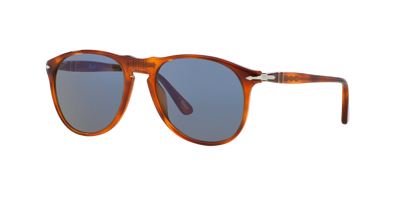 Persol Po9649s Terra Di Siena Unisex Sunglasses In Light Blue