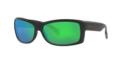 Maui Jim Unisex Sunglass Equator In Green Mirror Polar