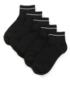 Stems Women's Sport With Line Detail Socks, Pack Of 5 In Black