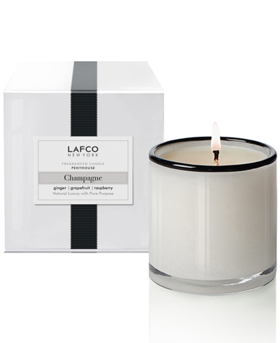 Lafco New York Champagne Penthouse Classic Candle, 6.5-oz. In White