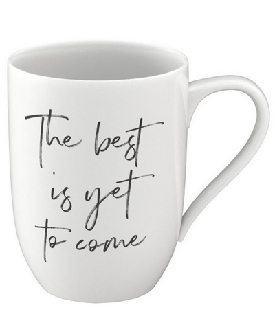 Villeroy & Boch Statement The Best Yet To Come Mug In White