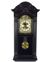 BEDFORD CLOCK COLLECTION 25.5" CHIMING WALL CLOCK WITH ROMAN NUMERALS