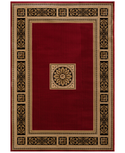 Km Home Closeout!  Sanford Milan 5'3" X 7'7" Area Rug In Red