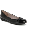 Lifestride Alchemy Flats In Black Faux Leather