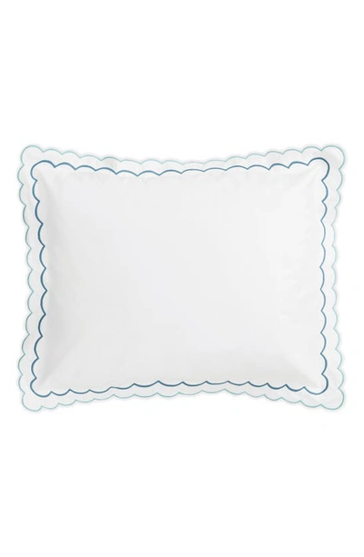 Matouk India Cotton Pillow Sham In Cerulean