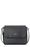 Kate Spade Run Around Large Flap Crossbody Bag In Black