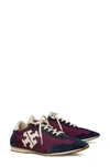 Tory Burch Tory Sneaker In Sedona Wine / Perfect Navy