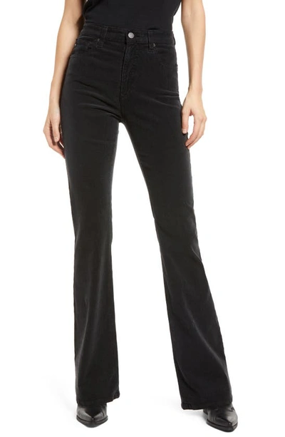 Ag Alexxis High Waist Bootcut Jeans In Sulfur Black
