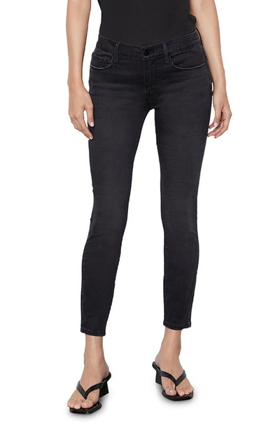 Frame Le Skinny De Jeanne Ankle Skinny Jeans In Dark Grey