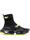 Balmain B-bold High-top Sneakers In Schwarz