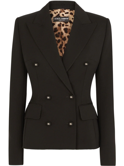 DOLCE & GABBANA DOLCE DOUBLE-BREASTED WOOL BLAZER