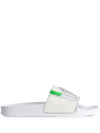 Giuseppe Zanotti Brett Logo Slides In Weiss