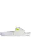 Giuseppe Zanotti Brett Logo Slides In Weiss