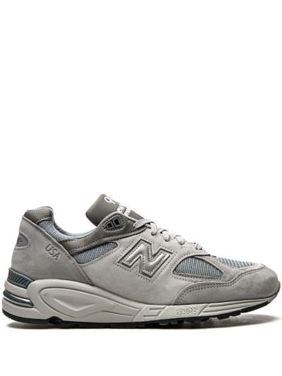 New Balance X Wtaps 990v2 Low-top Sneakers In Grey