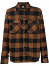 Dickies Construct Plaid-check Print Jacket In Braun