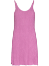 MARQUES' ALMEIDA KNITTED SCOOP-NECK MINIDRESS