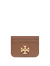 TORY BURCH LOGO-MOTIF LEATHER CARDHOLDER