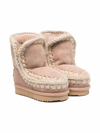 Mou Suede Ankle Boots In Neutrals