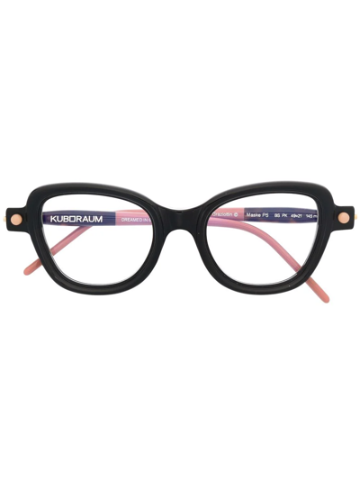 Kuboraum P5 Cat-eye Glasses In Black