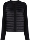 Canada Goose Hybridge Packable Wool And Shell-down Jacket In Black