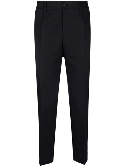 Golden Goose Milano Tailored Straight-leg Trousers In Blue