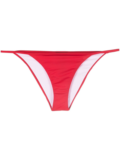 Dsquared2 Logo-print Swim Bottoms In Red