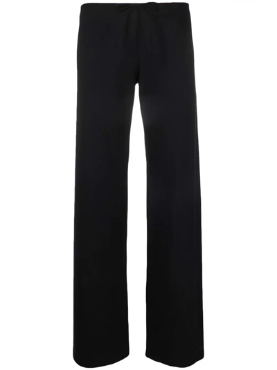 La Perla Souple Drawstring-waist Trousers In Black