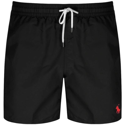 Ralph Lauren 5.75-inch Traveler Classic Swim Trunk In Black